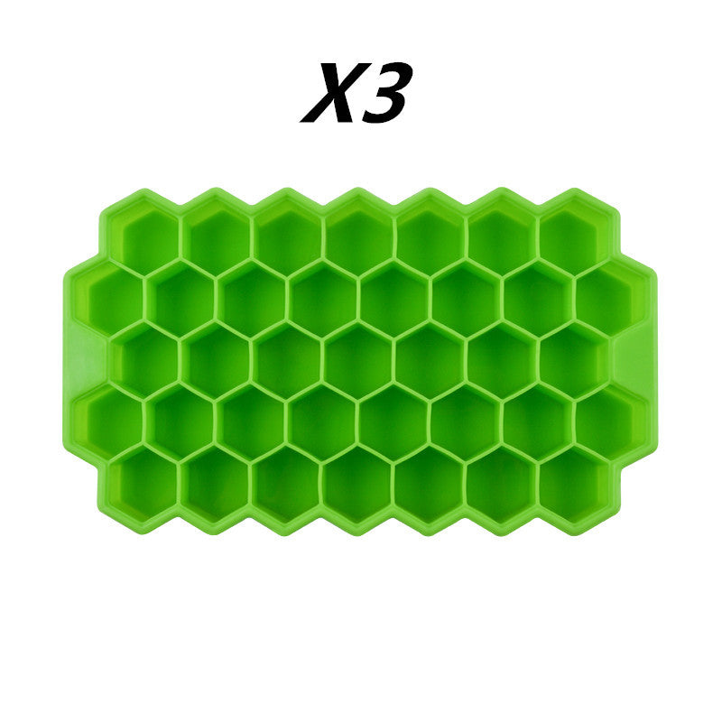 Honeycomb silicone ice tray