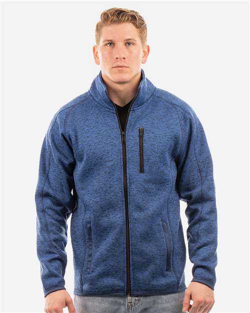 Burnside Men's Sweater Knit Jacket - 3901