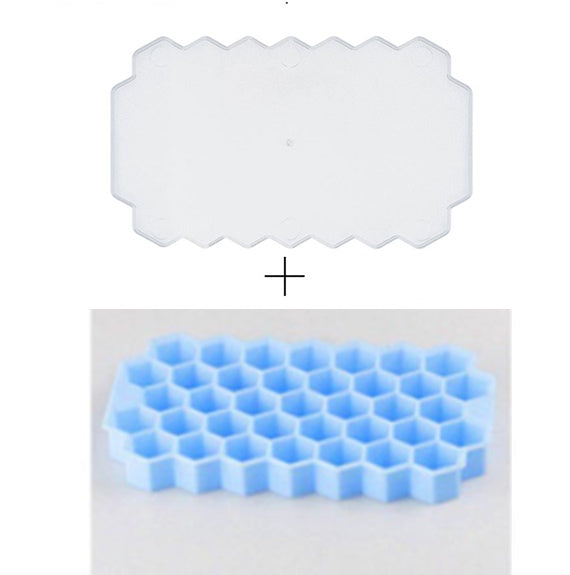 Honeycomb silicone ice tray