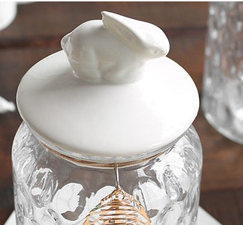 Crystal glass Nordic storage