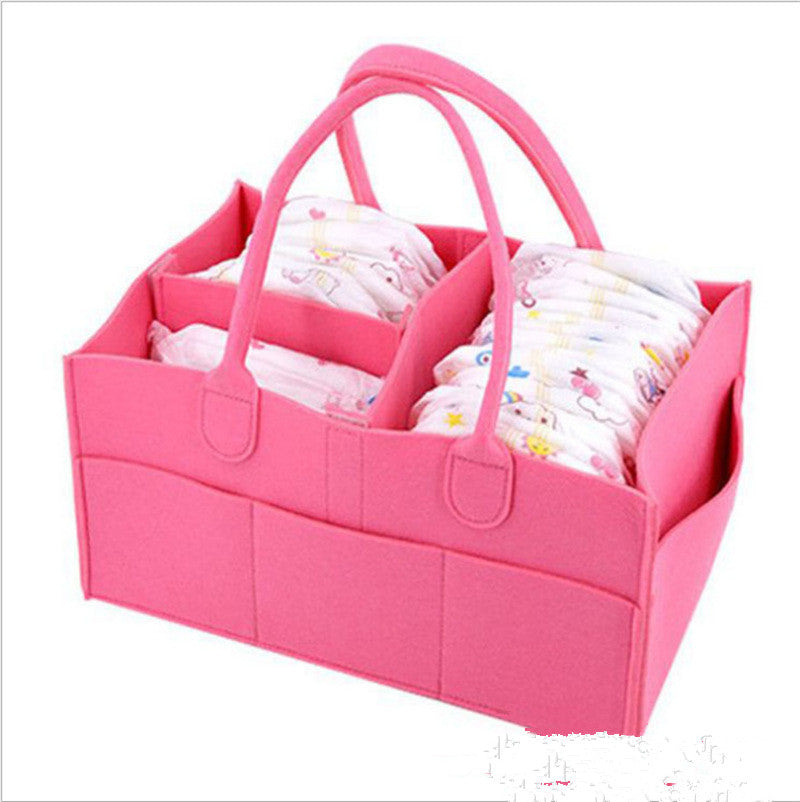Pack Felt Diaper Caddy Set