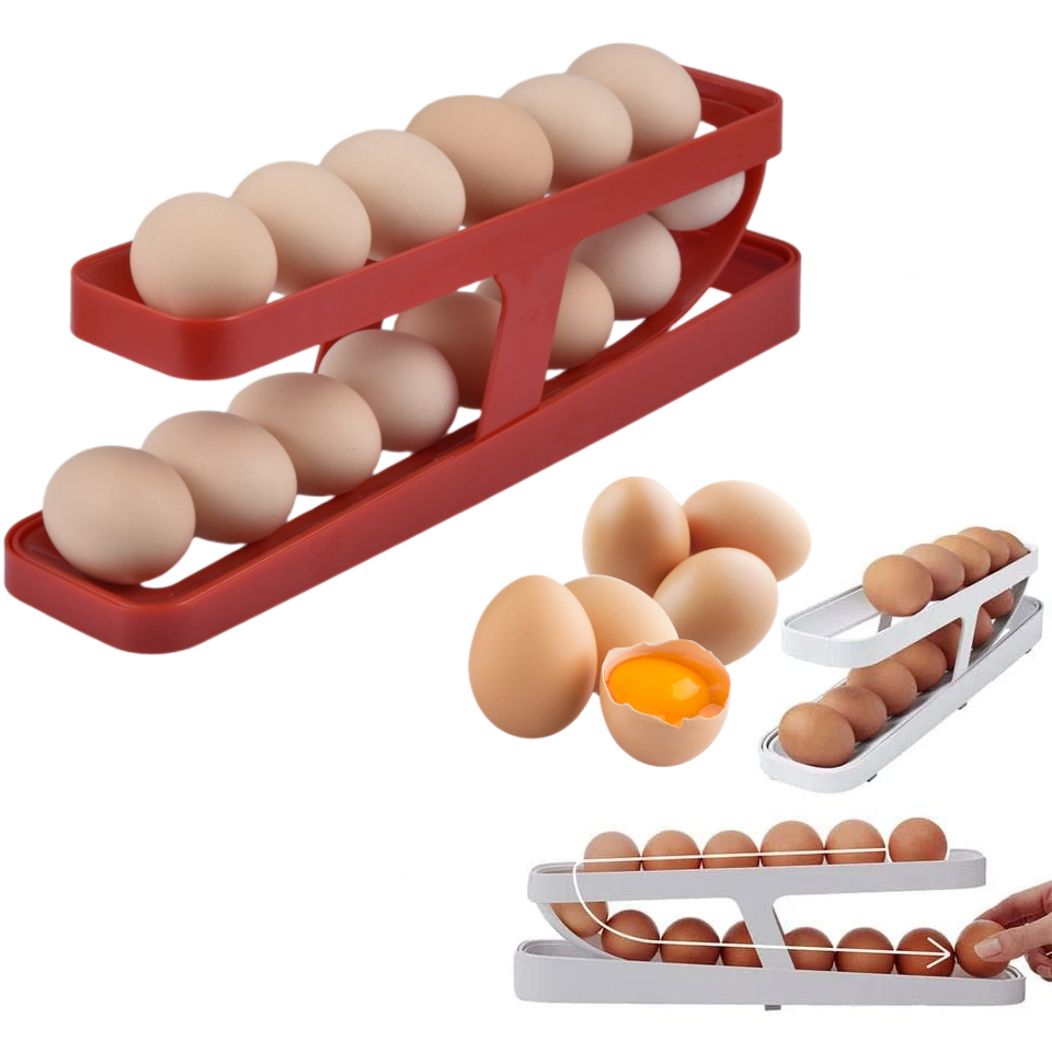 Scrolling Egg Rack