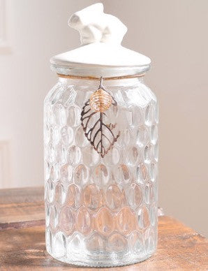 Crystal glass Nordic storage