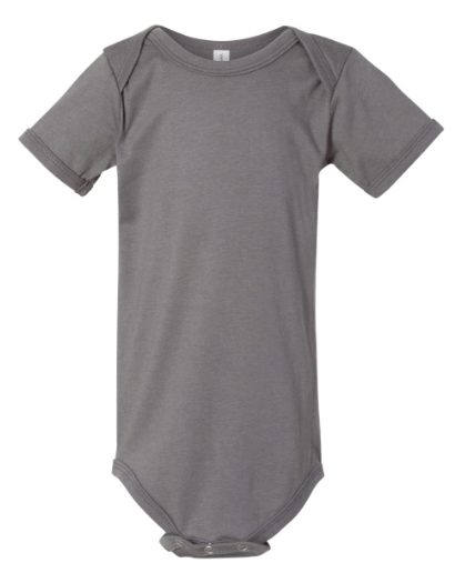 BELLA+CANVAS Infant Jersey One Piece 100B – Soft Baby Bodysuit