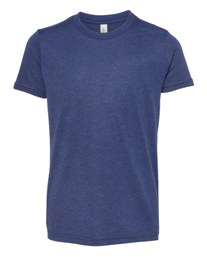 BELLA+CANVAS Youth Triblend Tee 3413Y – Soft Eco-Friendly Shirt