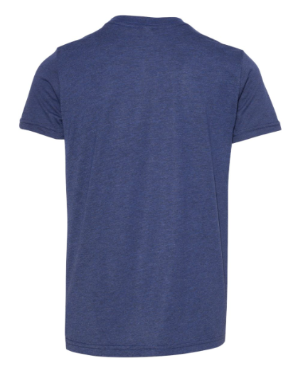 BELLA+CANVAS Youth Triblend Tee 3413Y – Soft Eco-Friendly Shirt