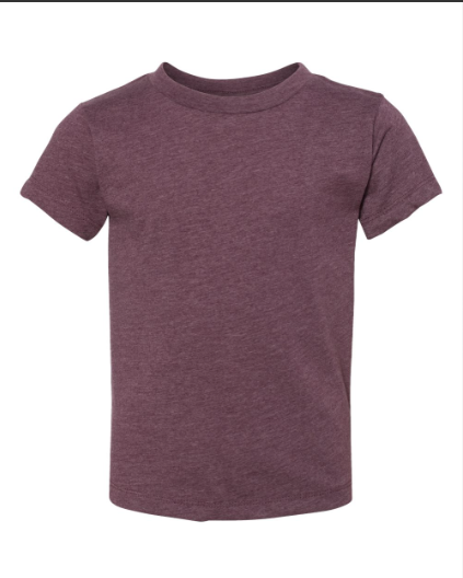 BELLA+CANVAS Toddler Jersey Tee 3001T Soft Kids T-Shirt