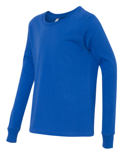 BELLA+CANVAS Youth Long Sleeve Tee 3501Y Soft Cotton Shirt