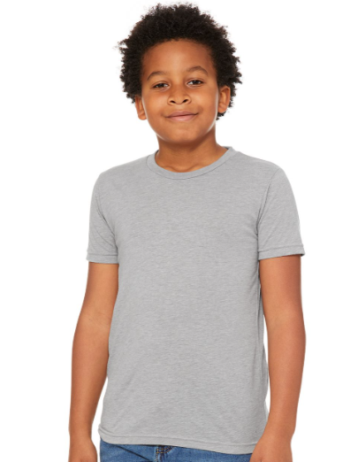 BELLA+CANVAS Youth Triblend Tee 3413Y – Soft Eco-Friendly Shirt