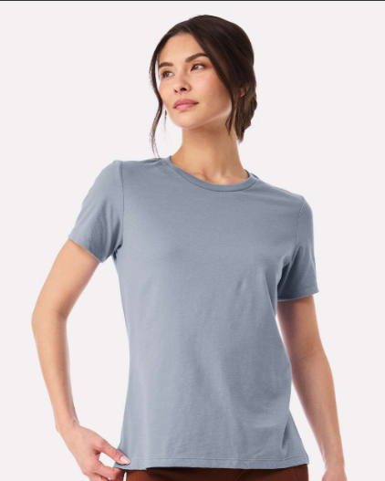 BELLA+CANVAS Women’s Relaxed Jersey Tee 6400 – Soft Cotton T-Shirt