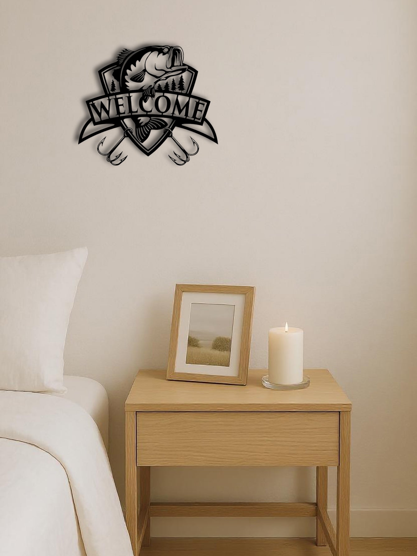 1pc Christian Metal Wall Art Decor,Scripture Verse Wall Hanging For Home &Office